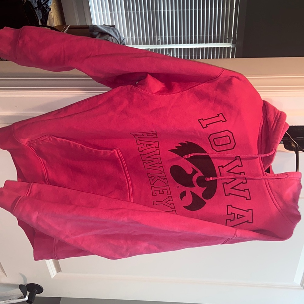 Pink Iowa Hawkeyes hoodie